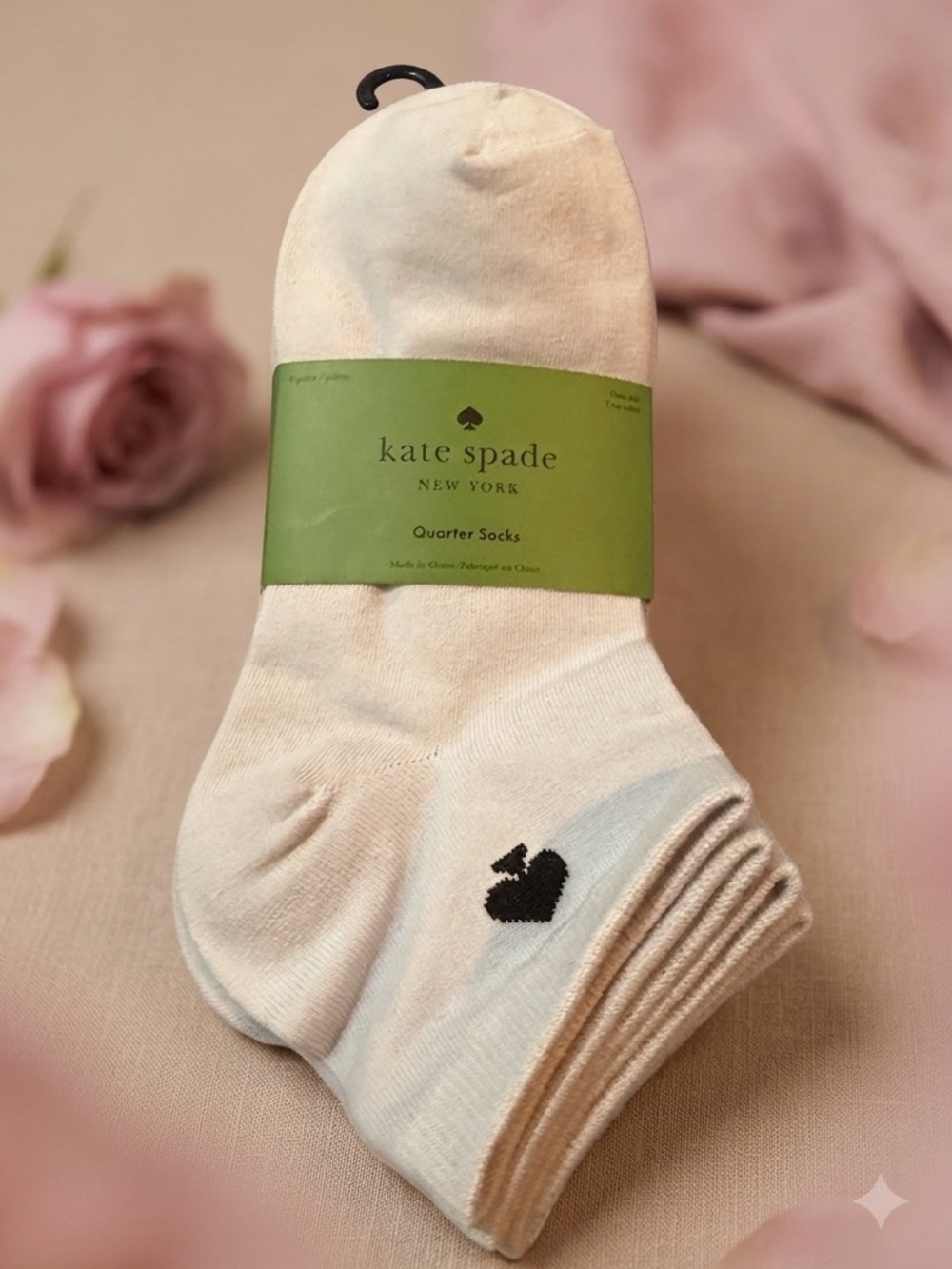 KATE SPADE 6 pack socks shades of blue NWT